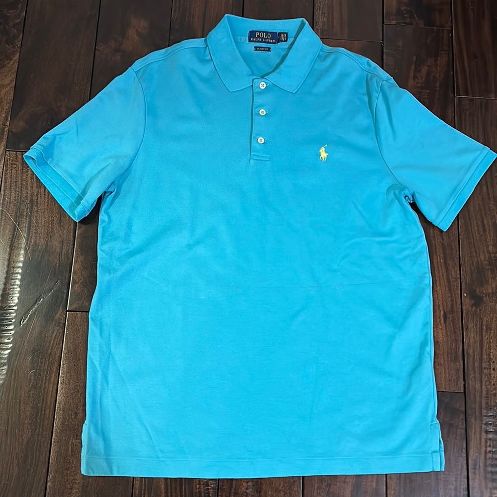 Ralph Lauren Polo teal shirt classic fit